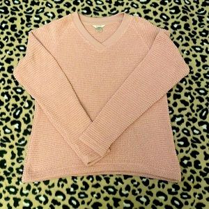 Christopher & Banks mauve terry cloth sweat shirt.